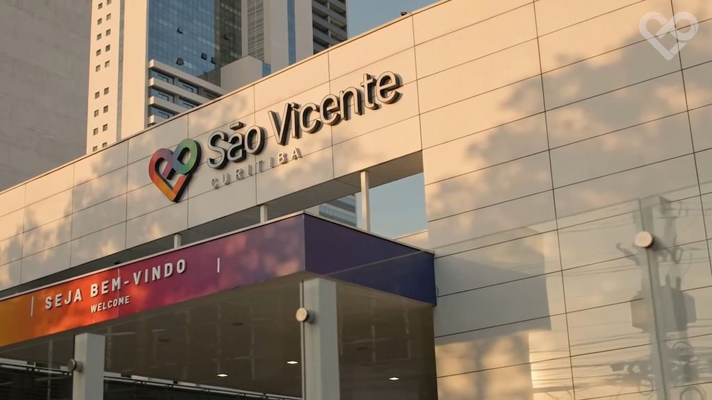 Frame de um filme institucional da Rise para o Hospital São Vicente Curitiba